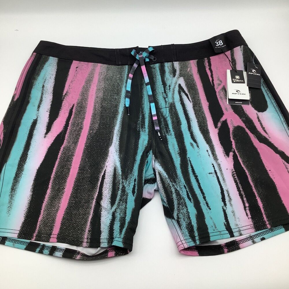 Rip Curl Mens Mirage Board Shorts Washed‎ Aqua Size 38 NWT